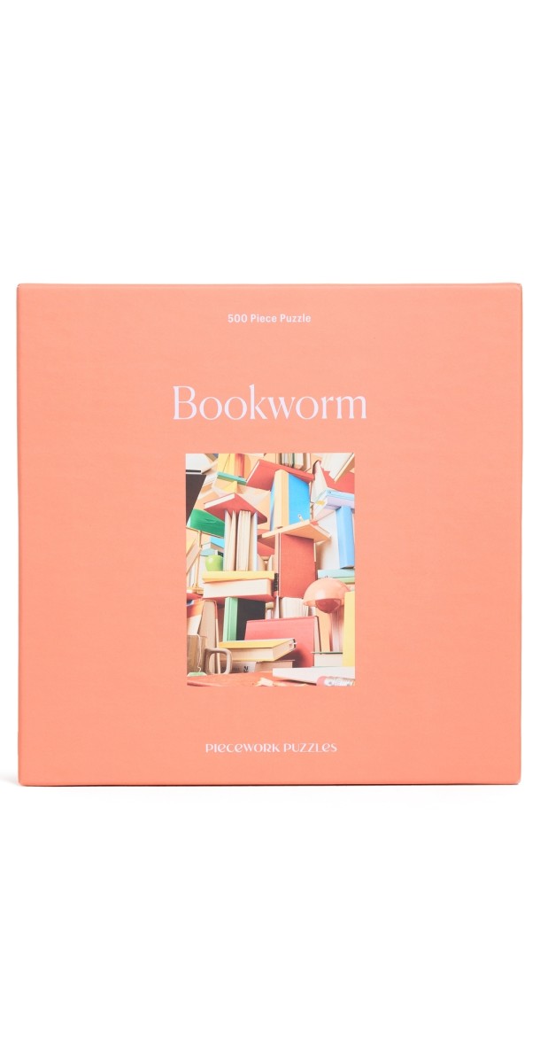 Piecework Puzzles Bookworm 500 piece puzzle Bookworm One Siz