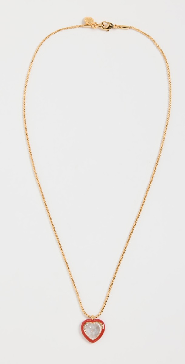 Roxanne Assoulin Hearts Desire Necklace Gold/Clear