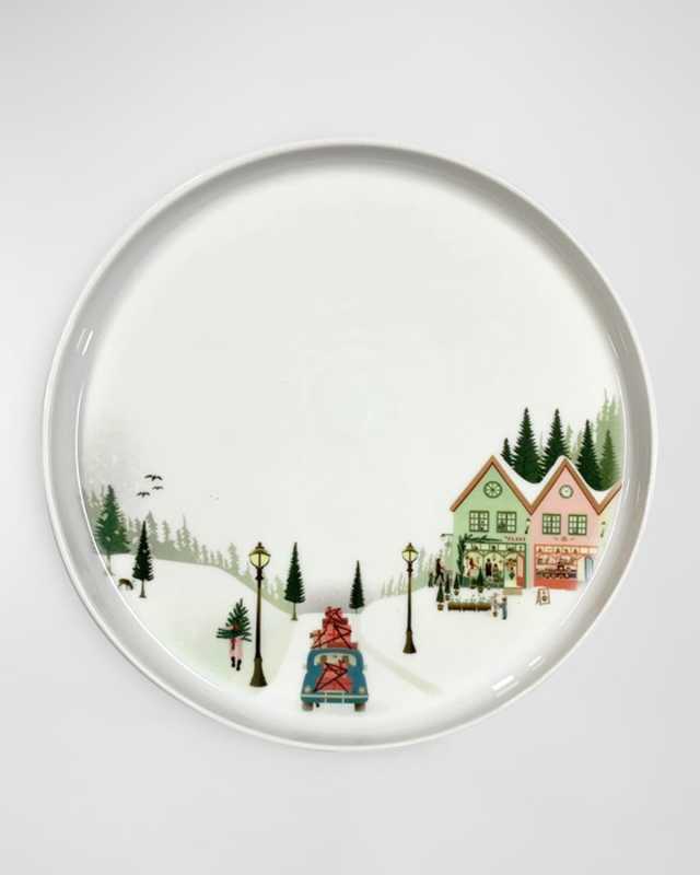 Winter Decor Toulouse Salad Plate 7.8", Set of 4