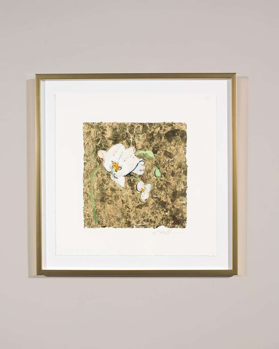 "Gold and Orchid" Art Print by Robert Robinson