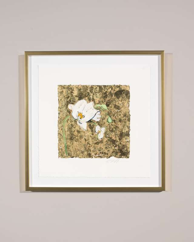 "Gold and Orchid" Art Print by Robert Robinson
