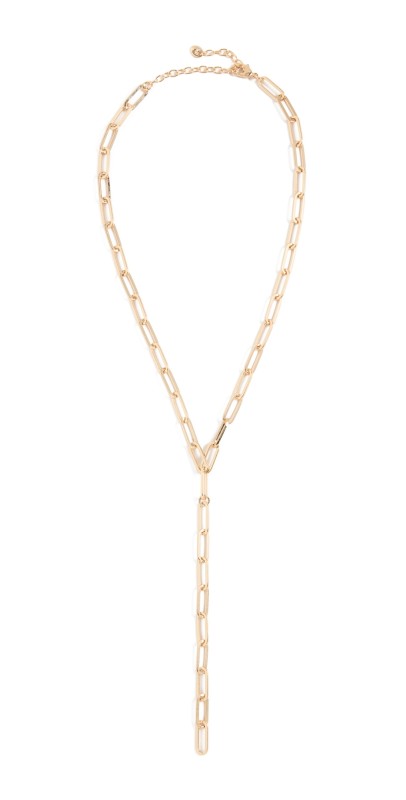 Argento Vivo Link Y Gold Necklace Gold
