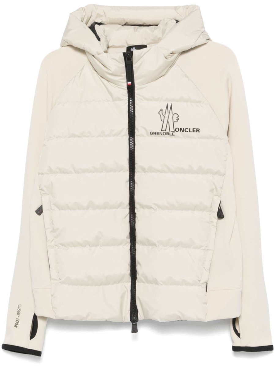 padded zip-up performance jacket