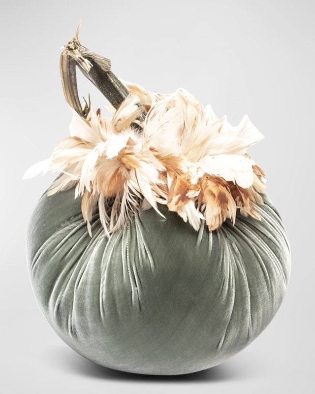Pumpking with Feathers, 12"