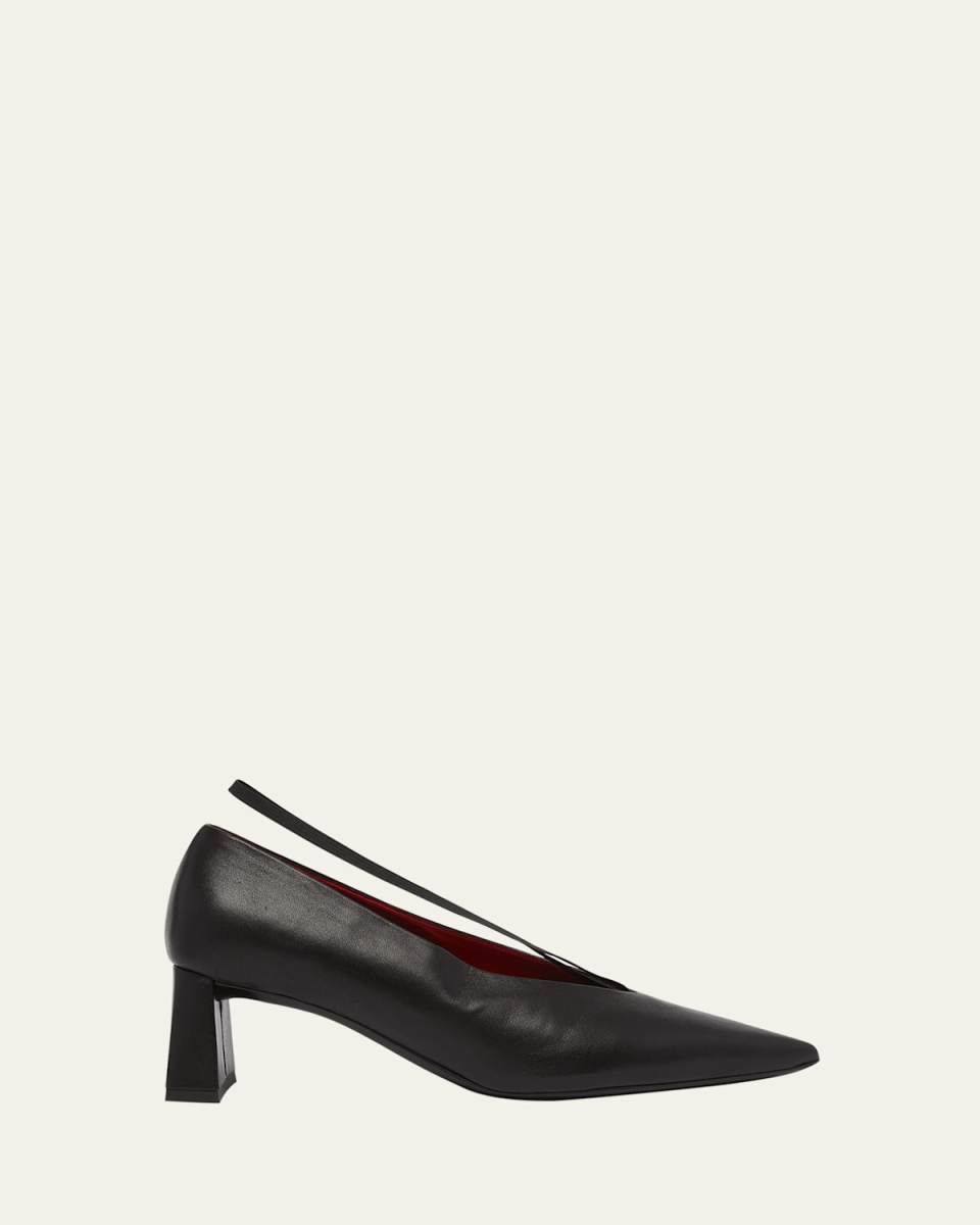 Lambskin Elastic-Band Pumps