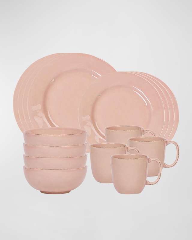Puro Blush 16-Piece Dinnerware Set