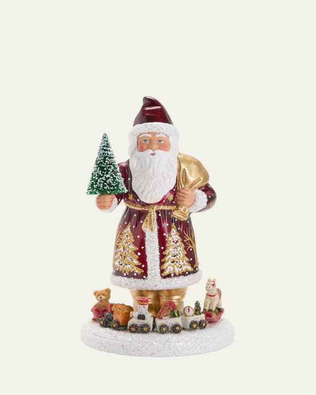 Tree Scene Santa Figure