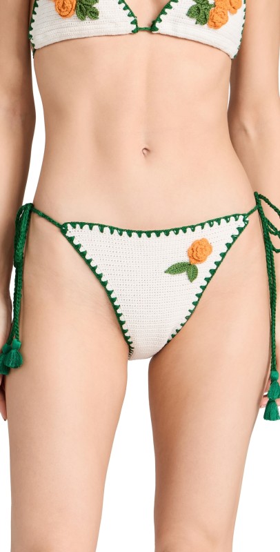 RHODE Bikini Bottoms Marigold Crochet