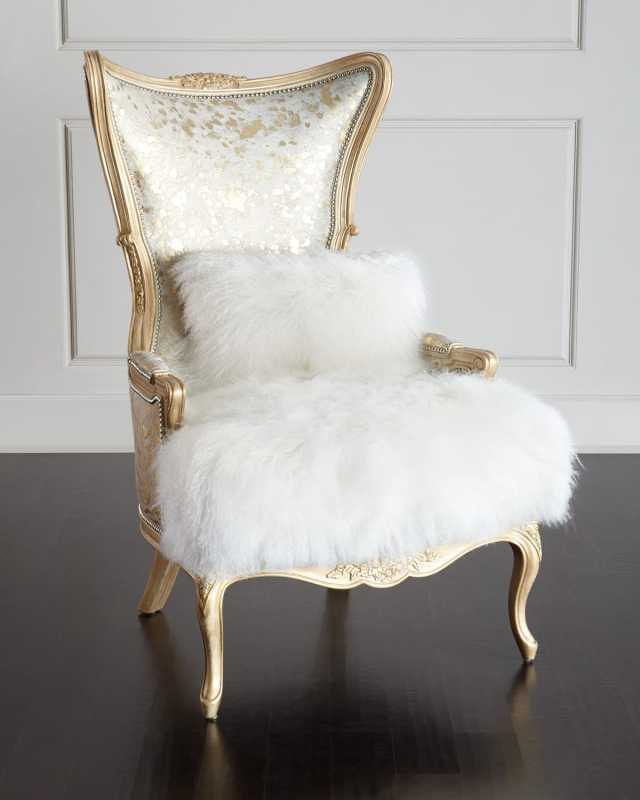 Fiorello Hair On Hide Wing Chair