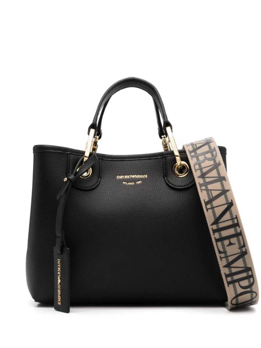 logo-debossed tote bag