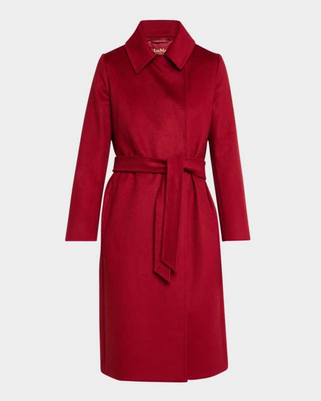 Bcollag Double-Breasted Pick Stitch Wool Coat