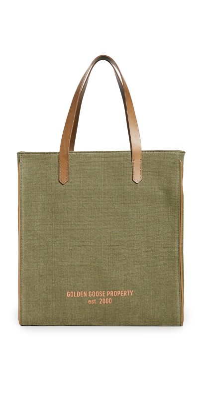Golden Goose California Golden Goose Property Bag Lichen Green/Brown/Orang