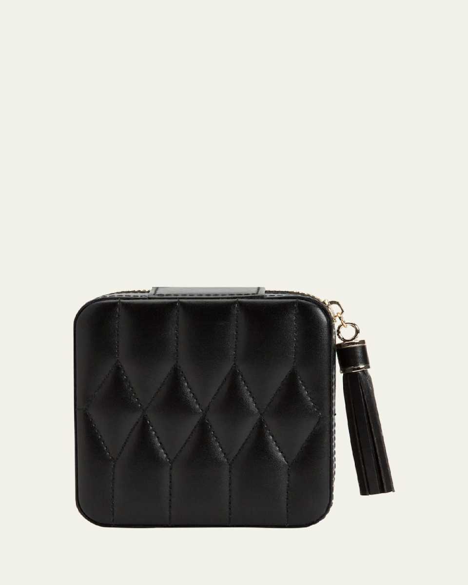 Caroline Black Zip Travel Case