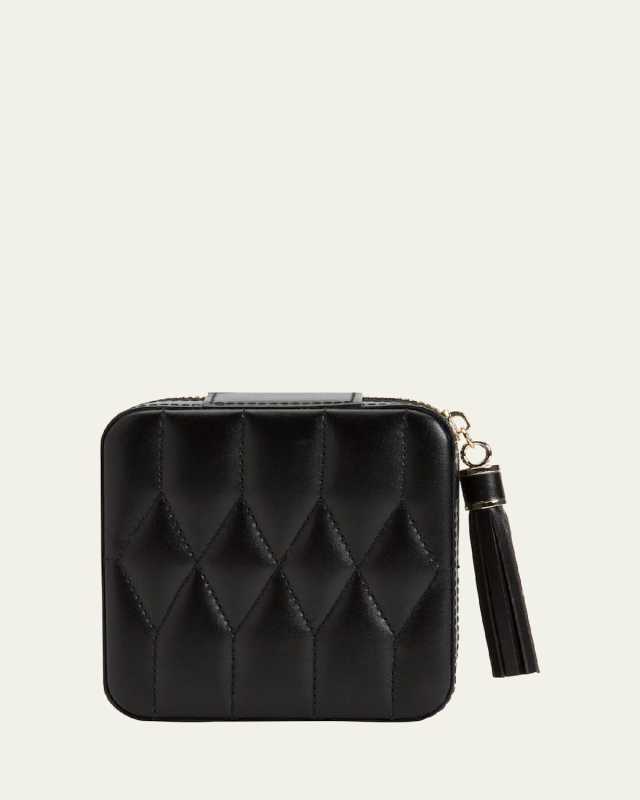 Caroline Black Zip Travel Case