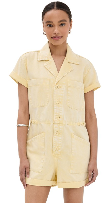 Pistola Denim Parker Romper Soft Honey Snow