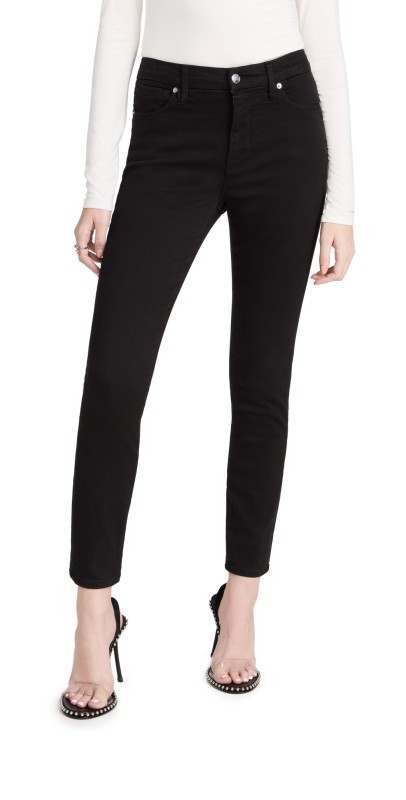 Good American Good Legs Crop Jeans Black00