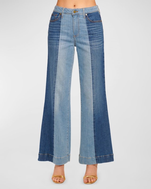 Vinnie Two-Tone Denim Jeans