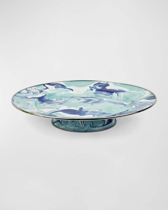 Lagoon Cake Plate