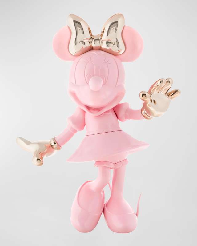 Minnie Welcome Figurine - Glossy Pastel Pink