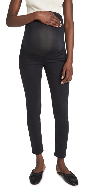 Madewell Maternity Over-the-Belly Skinny Jeans in Lunar Wash: TENCEL Denim Edition Lunar Wash