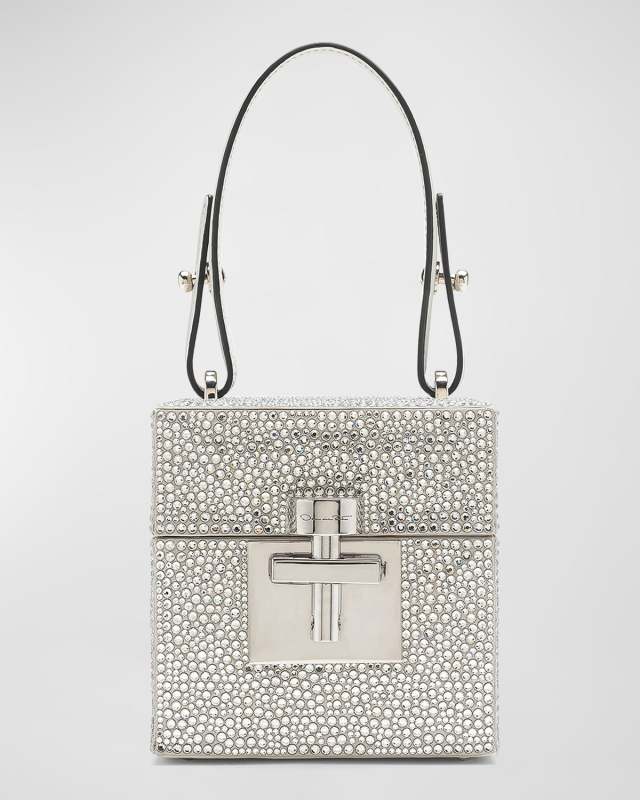 Alibi Crystal Box Top-Handle Bag