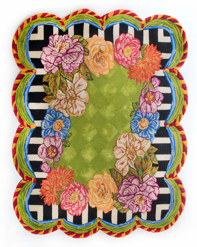 Cutting Garden Rug, 7' x 8'