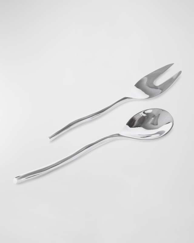 Vento Claire Salad Servers