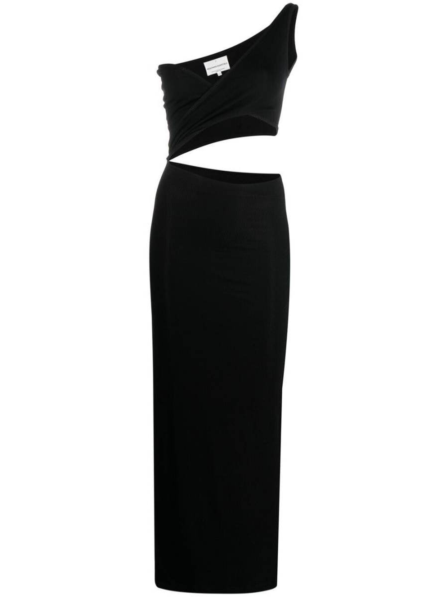 off-shoulder long dress