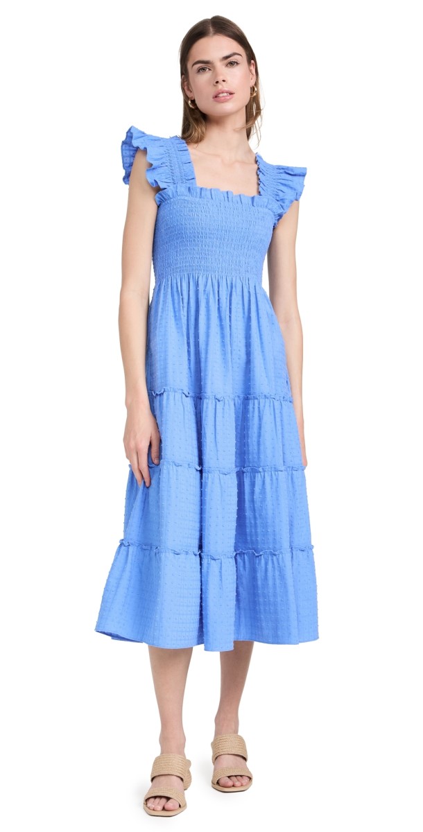 Hill House Home The Ellie Nap Dress Hydrangea Blue