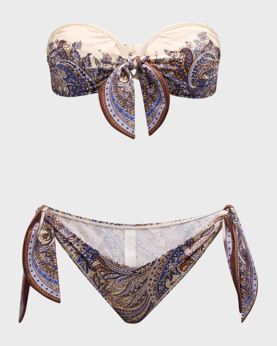 Ottie Paisley Scarf Two-Piece Swimsuit