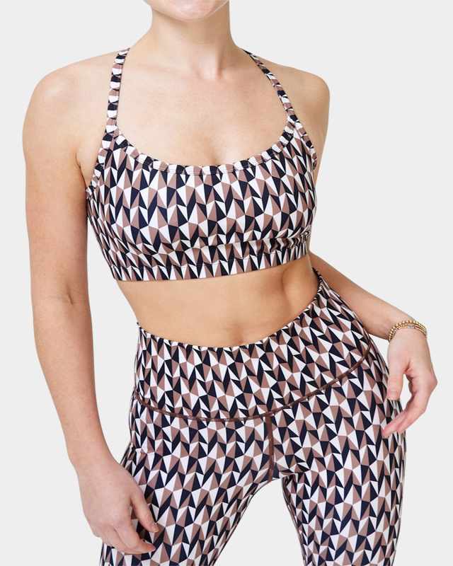 Aztec Geo TLC Y-Back Sports Br