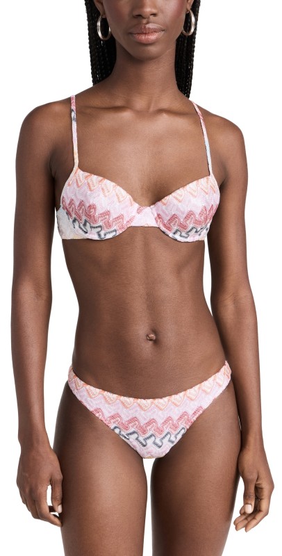 Missoni Bikini Set Multi w/Pink Base