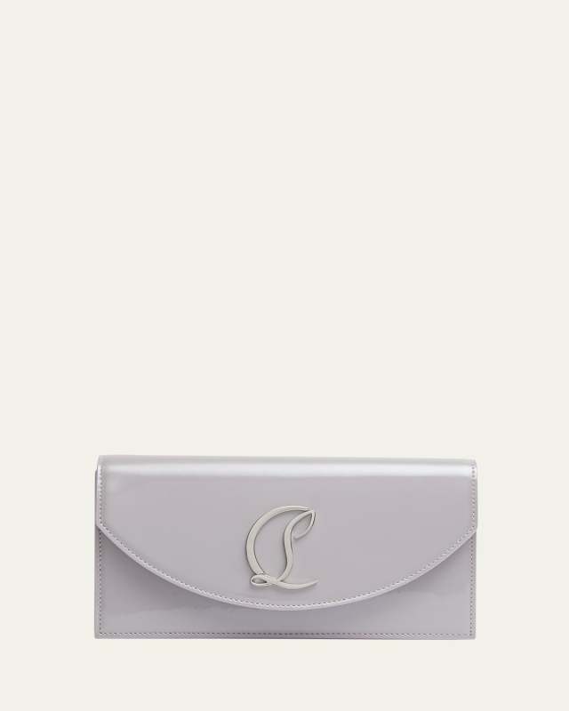Loubi54 Patent Leather Clutch Bag