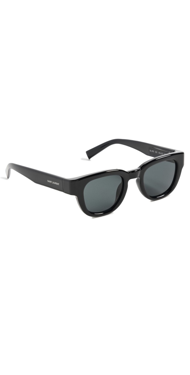 Saint Laurent SL 675 Sunglasses Black-Black-Black