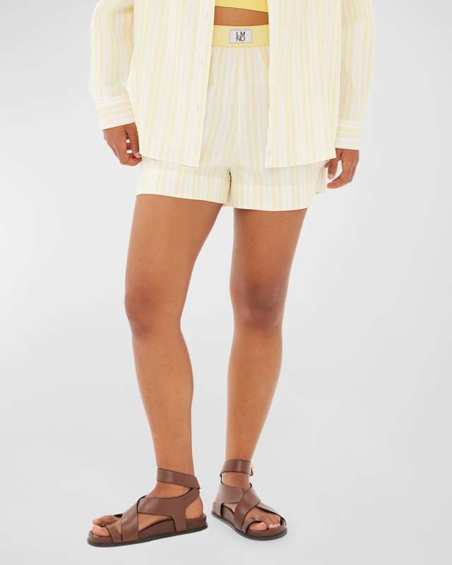 The Chiara Classic Cotton Stripe Boxer Shorts
