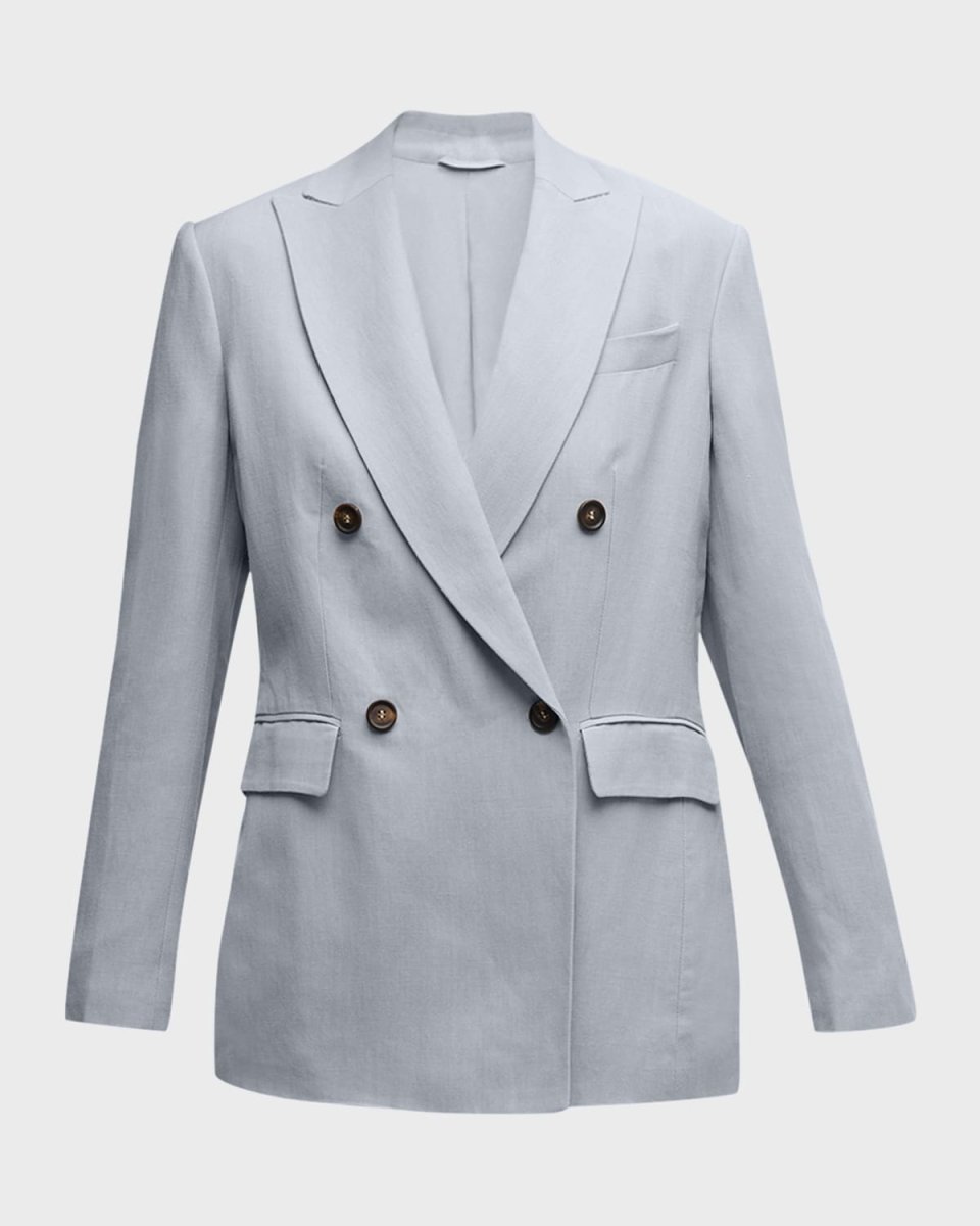 Linen Suit-Type Jacket