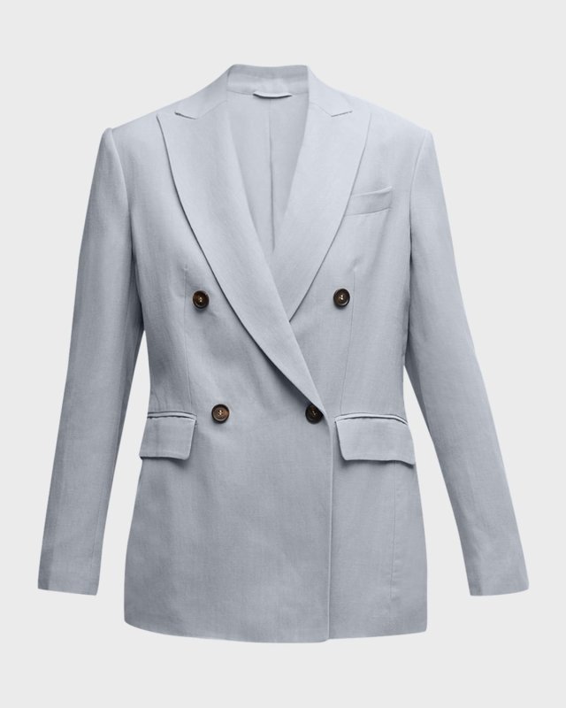 Linen Suit-Type Jacket