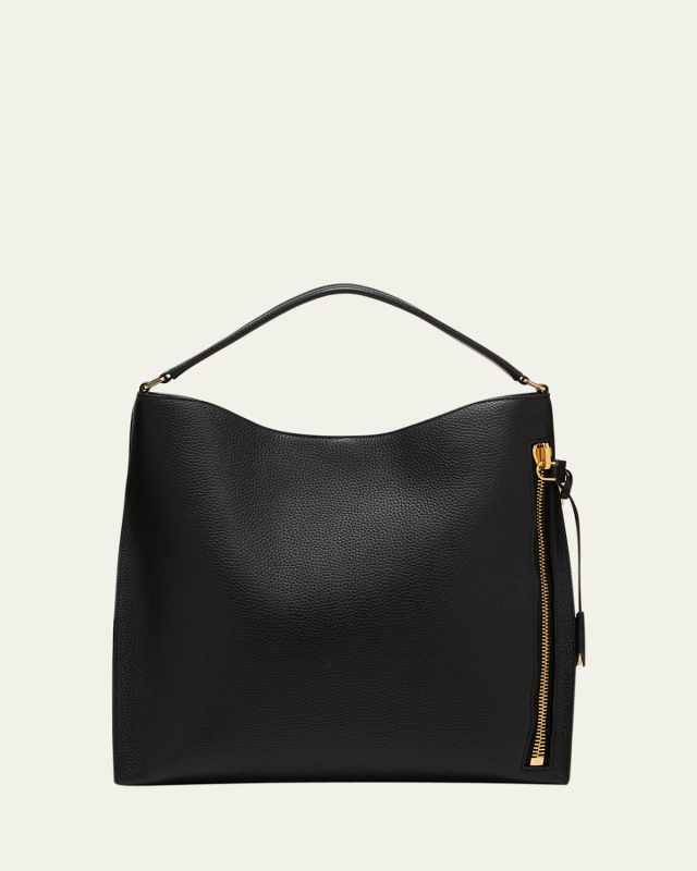 Alix Hobo Large in Grained Leather