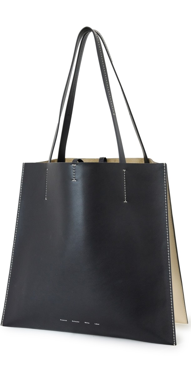 Proenza Schouler White Label Twin Tote Black/Ivory