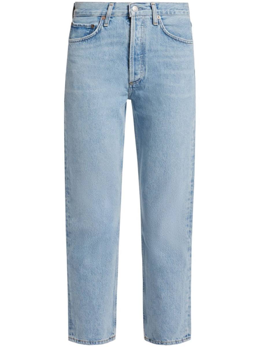 Riley cropped straight-leg jeans