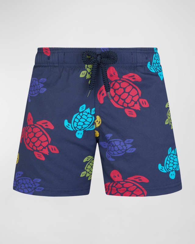 Ronde Des Tortues Swim Shorts, Size 2-14
