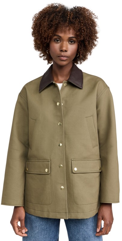 rag & bone Cassidy Barn Jacket Army