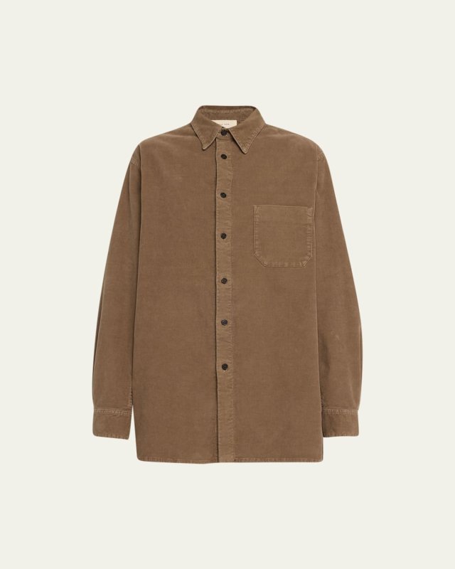 Idro Corduroy Collared Shirt