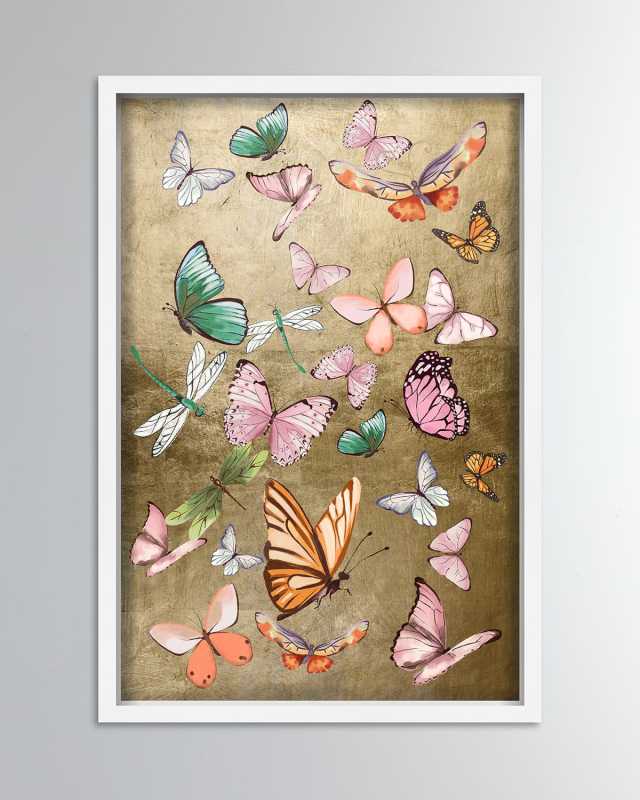 Flying Over Gold Giclee Art Print