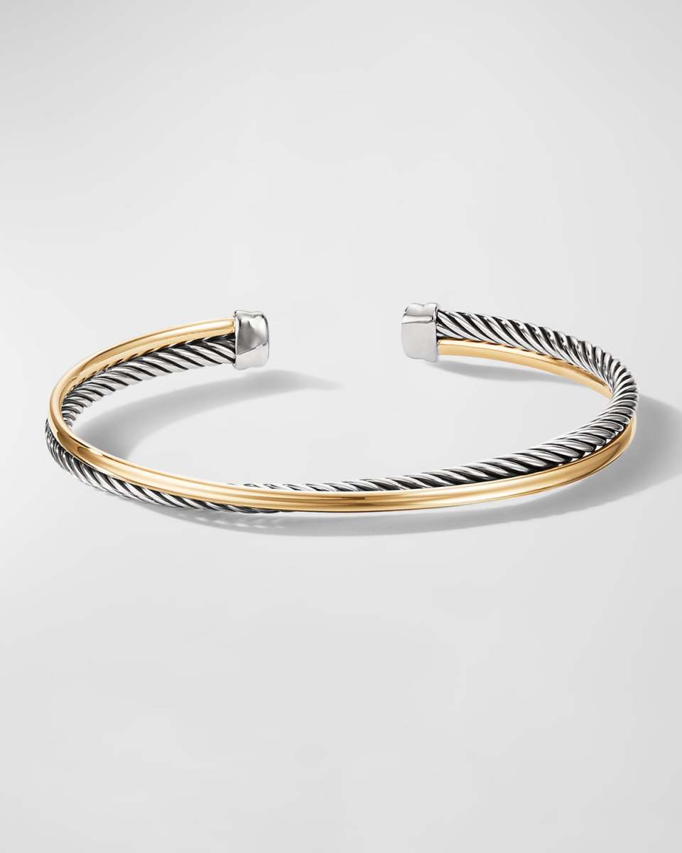 Crossover Bracelet with 18k Gold