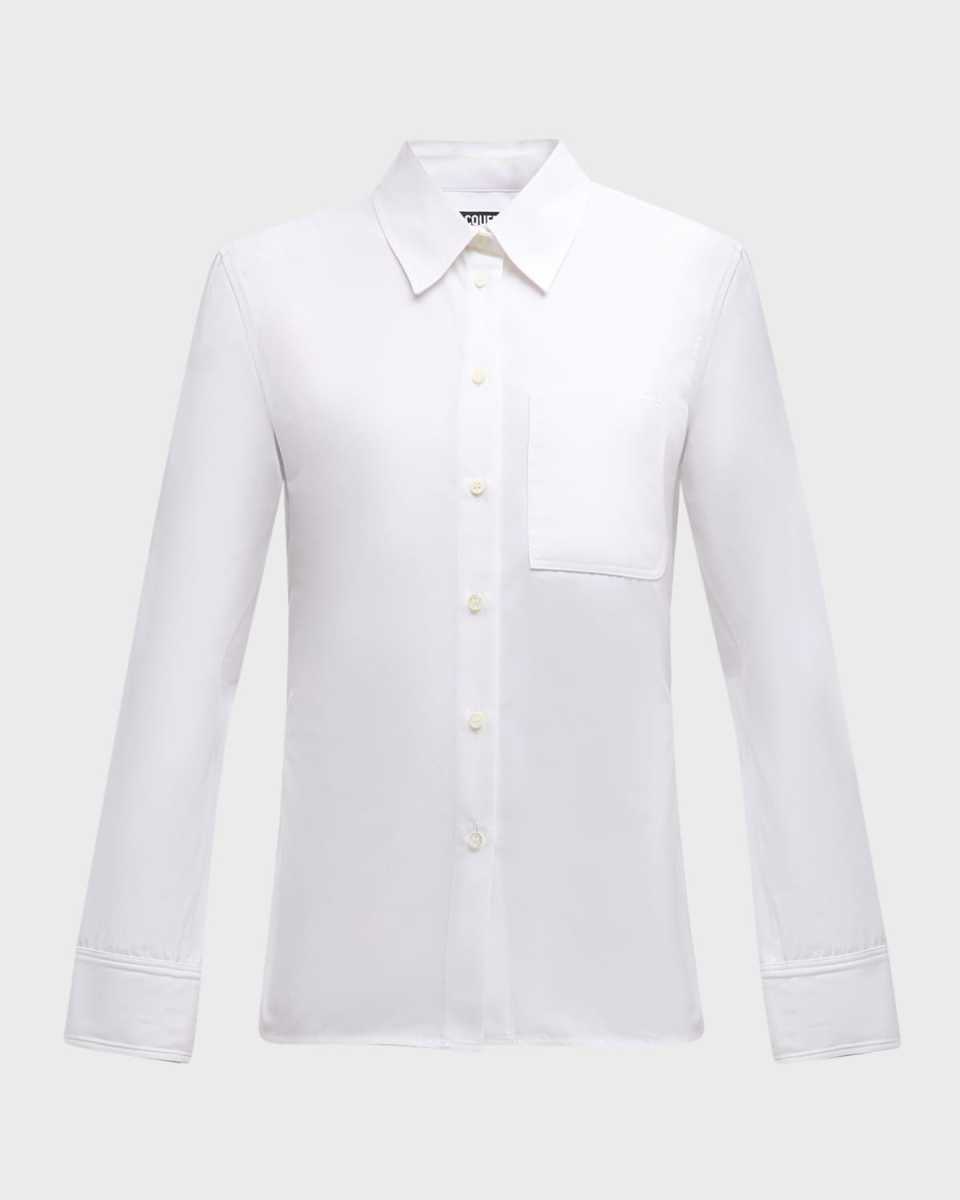 Costume Open-Back Collared Shirt