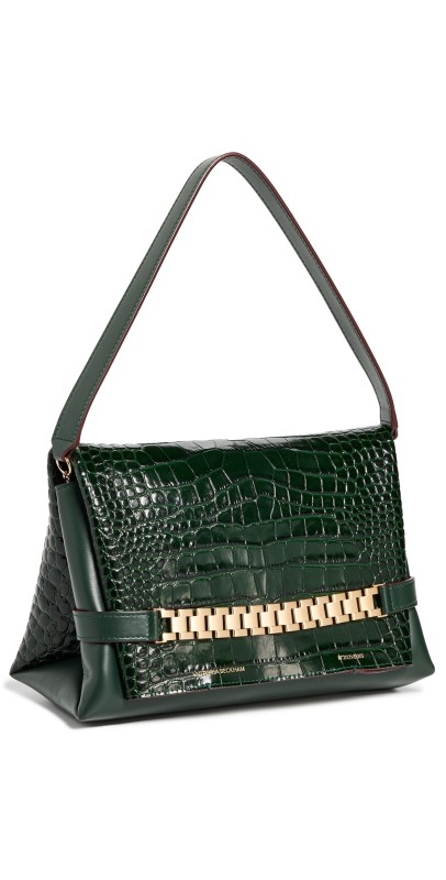 Victoria Beckham Chain Pouch With Strap Black
