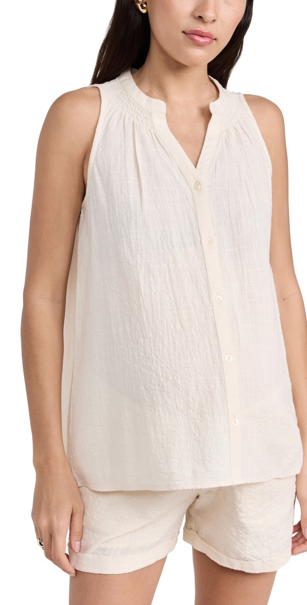 HATCH The Cassie Halter Top Vanilla