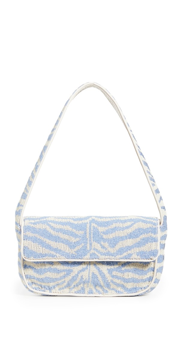 STAUD Tommy Bag Light Blue/Cream