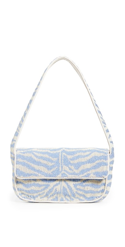 STAUD Tommy Bag Light Blue/Cream